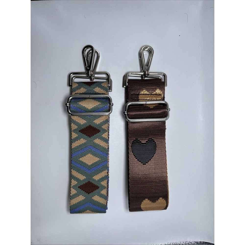 Brown/Blue Pair Adjustable Replacement Purse Cros… - image 1